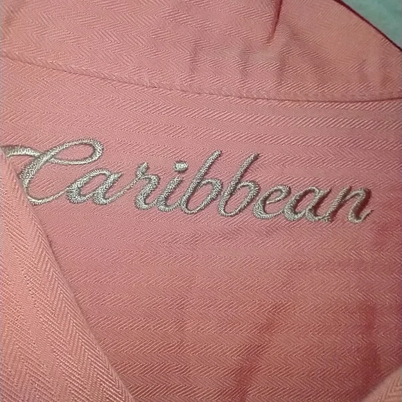 Caribbean Pineapple Print Rayon Polyester Button-Up Hawaiian Shirt Men's sz XL - Picture 6 of 8